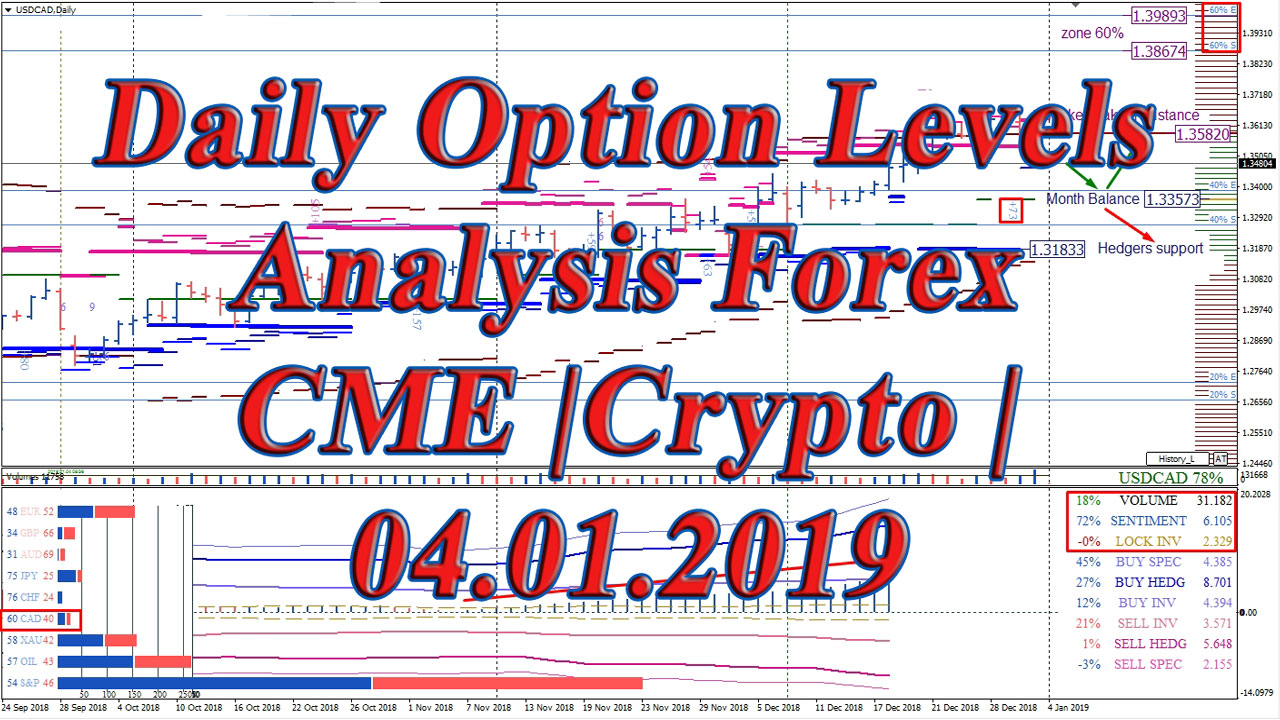 Forex Majors Options And Futures Analysis For January 4 2019 - 